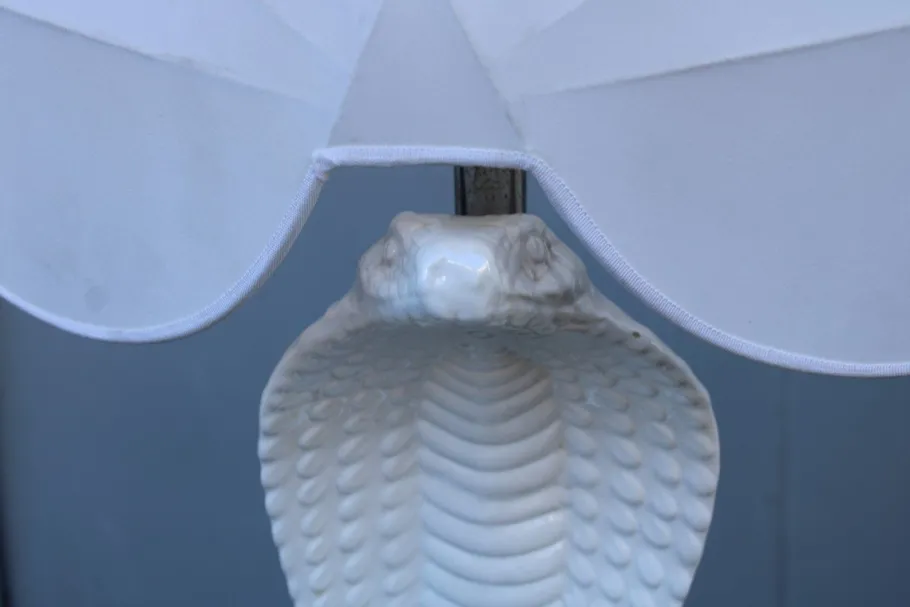 New Pamono Large Serpente Table Lamp from Tommaso Barbi, 1970s