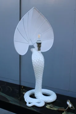 New Pamono Large Serpente Table Lamp from Tommaso Barbi, 1970s