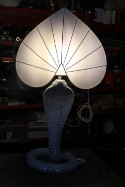 New Pamono Large Serpente Table Lamp from Tommaso Barbi, 1970s