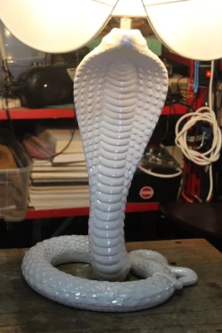 New Pamono Large Serpente Table Lamp from Tommaso Barbi, 1970s