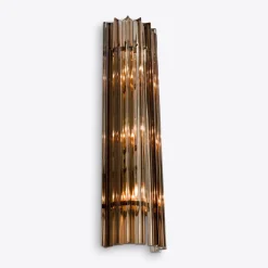 Online Pamono Large Smoked Quartz Amaro Wall Light from Pure White Lines