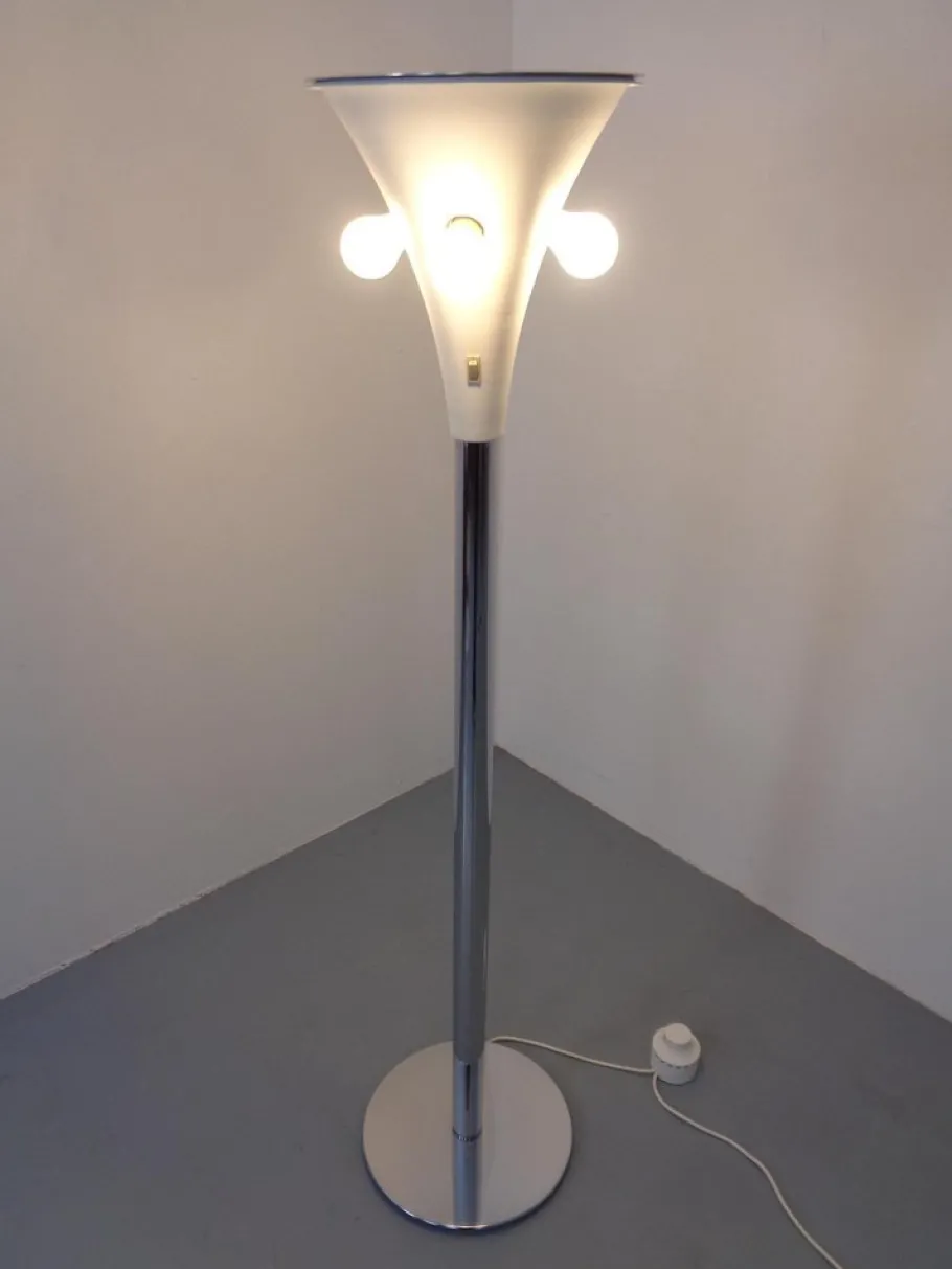 Best Pamono Large Space Age Floor Lamp from Staff, 1960s