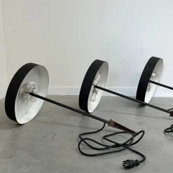 Online Pamono Large Space Age Garden Lamps by Louis Kalff for Louis Poulsen, 1960s, Set of 3