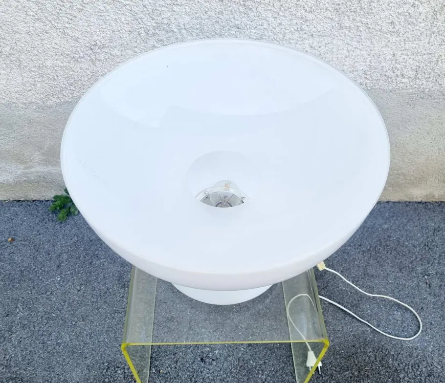 Hot Pamono Large Space Age Mushroom Table or Floor Lamp from Ecolight, Valenti, Italy, 1970s