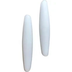 Clearance Pamono Large Space Age Sconces in Opaline Glass, West Germany, 1970s, Set of 2