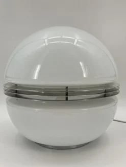 Pamono Large Space Age Spherical Table Lamp by Enrico Tronconi, Italy, 1970s