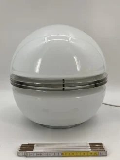 Pamono Large Space Age Spherical Table Lamp by Enrico Tronconi, Italy, 1970s