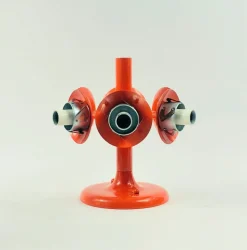 Clearance Pamono Large Space Age Sputnik Ceiling Light in Opal Glass from Kaiser Leuchten, 1960s