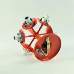 Clearance Pamono Large Space Age Sputnik Ceiling Light in Opal Glass from Kaiser Leuchten, 1960s