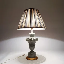 Hot Pamono Large Spanish Table Lamp from Manises, 1960s