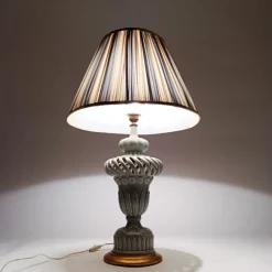 Hot Pamono Large Spanish Table Lamp from Manises, 1960s