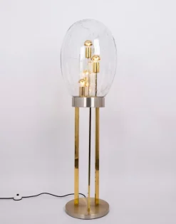 Hot Pamono Large Sputnik Floor Lamp attributed to Doria, Germany, 1970s