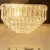 Hot Pamono Large Square Crystal Cluster Cascade Wall or Ceiling Lamp by Helena Tynell for Glashütte Limburg, Germany, 1960s