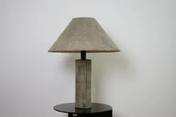 New Pamono Large Table Lamp in Cork by Ingo Maurer for Design M, 1970s