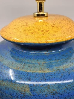 Sale Pamono Large Table Lamp in French Ceramic by Hubert Olivier, 1990s