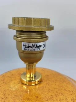 Sale Pamono Large Table Lamp in French Ceramic by Hubert Olivier, 1990s