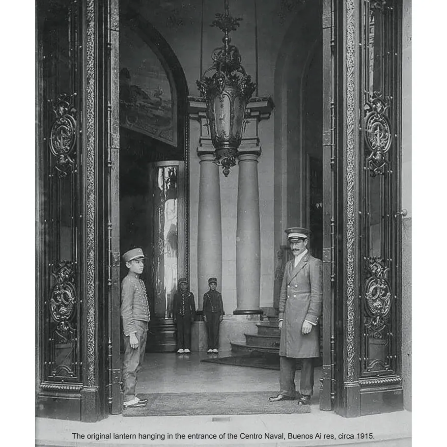 New Pamono Large 20th Century French Gilt Bronze & Crystal Lanterns, 1890s, Set of 2