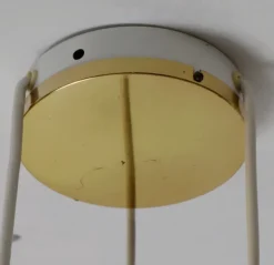 Hot Pamono Large Three Cascade Glass Balls Hanging Lamp from Glashütte Limburg