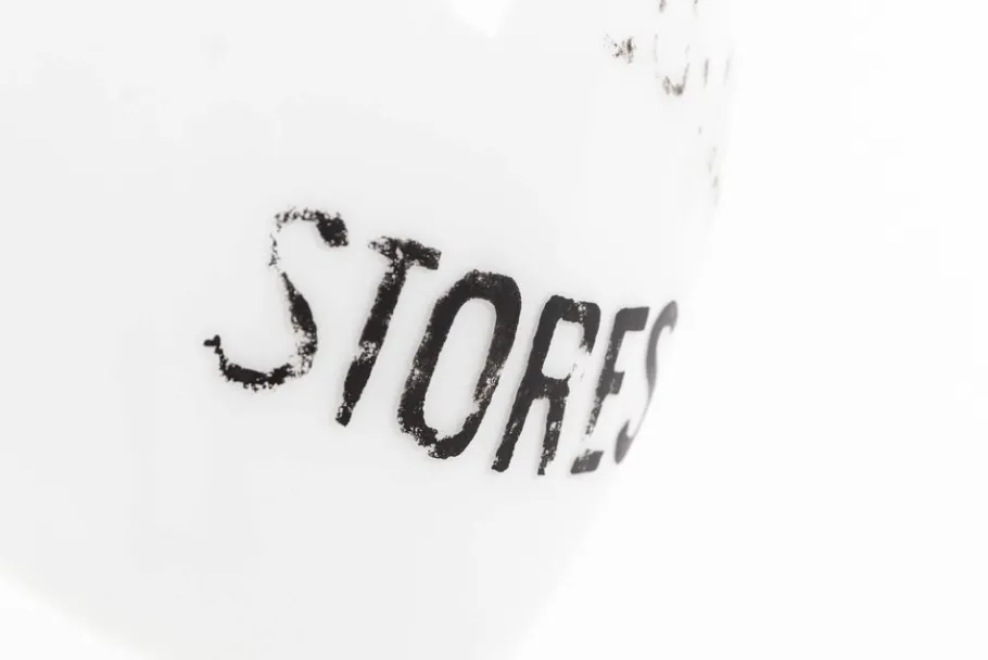 Clearance Pamono Large 2-Tone Opaline Glass Advertising Pendant Lamp, 1890s