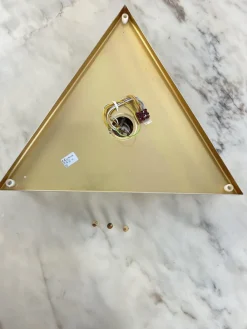 Sale Pamono Large Triangular Wall Lamp in Murano Glass from La Murrina, 1980s