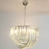 Hot Pamono Large Triedri Chandelier in Murano Glass, 1980s