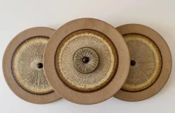 Discount Pamono Large Triple Stoneware Wall Light by Noomi Backhausen & Poul Brandbourg for Søholm, 1960s