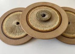 Discount Pamono Large Triple Stoneware Wall Light by Noomi Backhausen & Poul Brandbourg for Søholm, 1960s