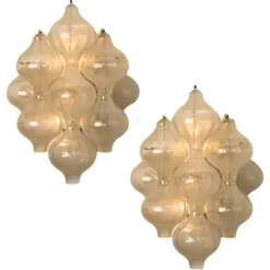 Hot Pamono Large Tulipan Wall Lamp by J.T. Kalmar, 1960s