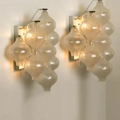 Hot Pamono Large Tulipan Wall Lamp by J.T. Kalmar, 1960s