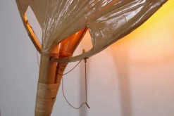 Best Pamono Large Uchiwa Floor Lamp by Ingo Maurer for M Design, Germany, 1977