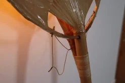 Best Pamono Large Uchiwa Floor Lamp by Ingo Maurer for M Design, Germany, 1977