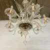 Discount Pamono Large Venetian Murano Art Glass Barrochi Chandelier from Barovier & Toso, 1940s