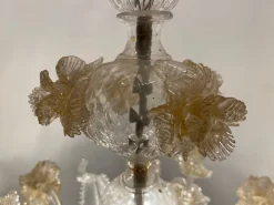 Sale Pamono Large Venetian Murano Glass Chandelier, 1960s