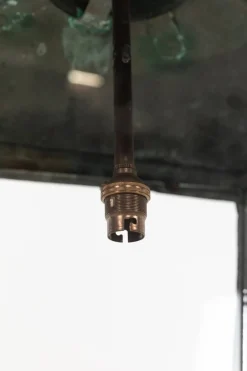 Hot Pamono Large Victorian Foster & Pullen Copper Verdigris Street Lantern, 1890s