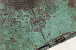 Hot Pamono Large Victorian Foster & Pullen Copper Verdigris Street Lantern, 1890s