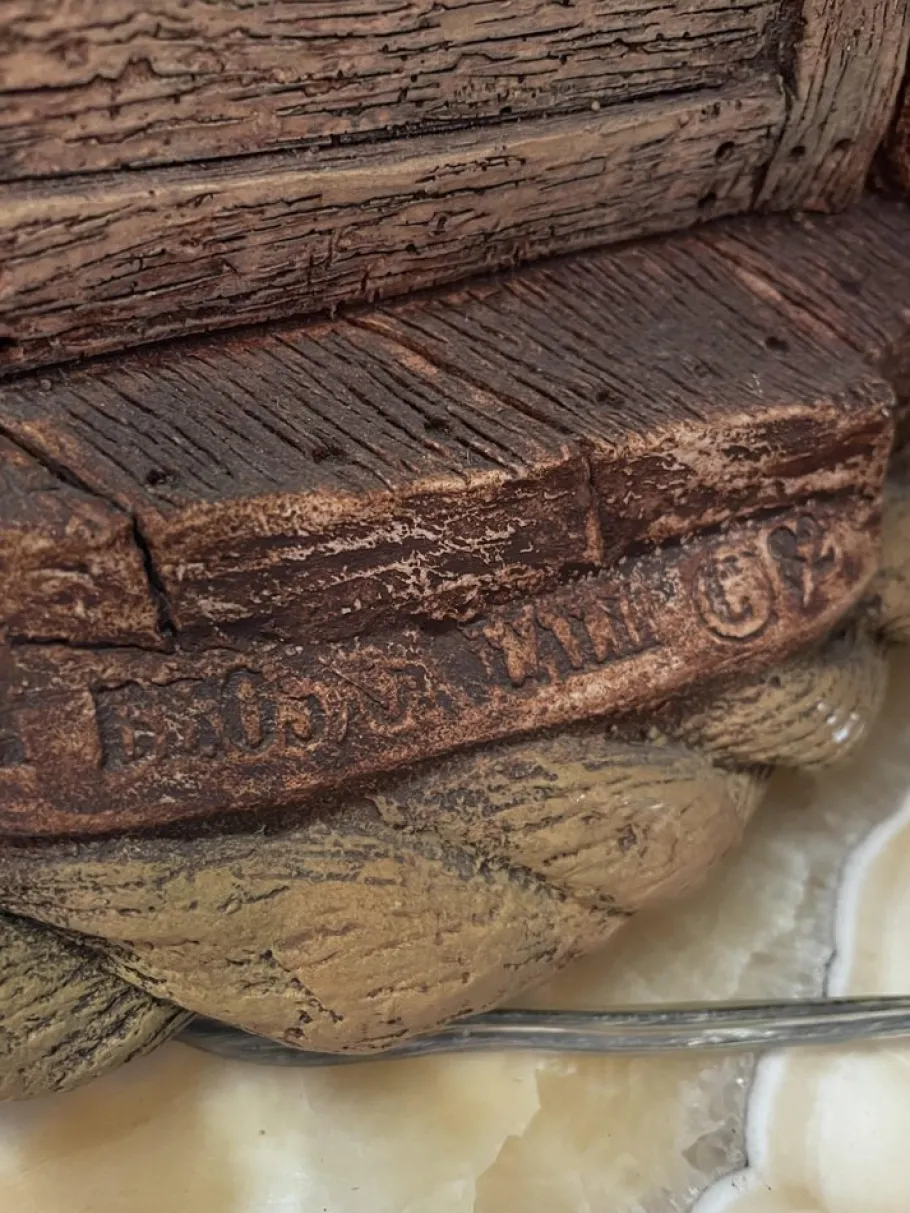 Discount Pamono Large Vintage American Lamp with Nautical Figure from Apsit Bros California, 1980s