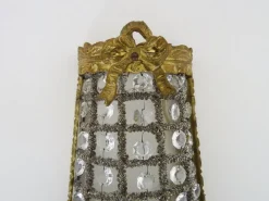 Hot Pamono Large Vintage Brass Wall Lights in Brass and Glass, 1960s, Set of 2