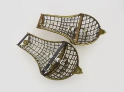 Hot Pamono Large Vintage Brass Wall Lights in Brass and Glass, 1960s, Set of 2