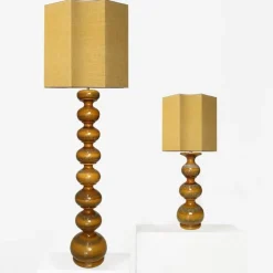 Online Pamono Large Vintage Ceramic Lamps by René Houben, 1960, Set of 2