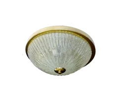 Online Pamono Large Vintage Glass Ceiling Light from Honsel, 1960s