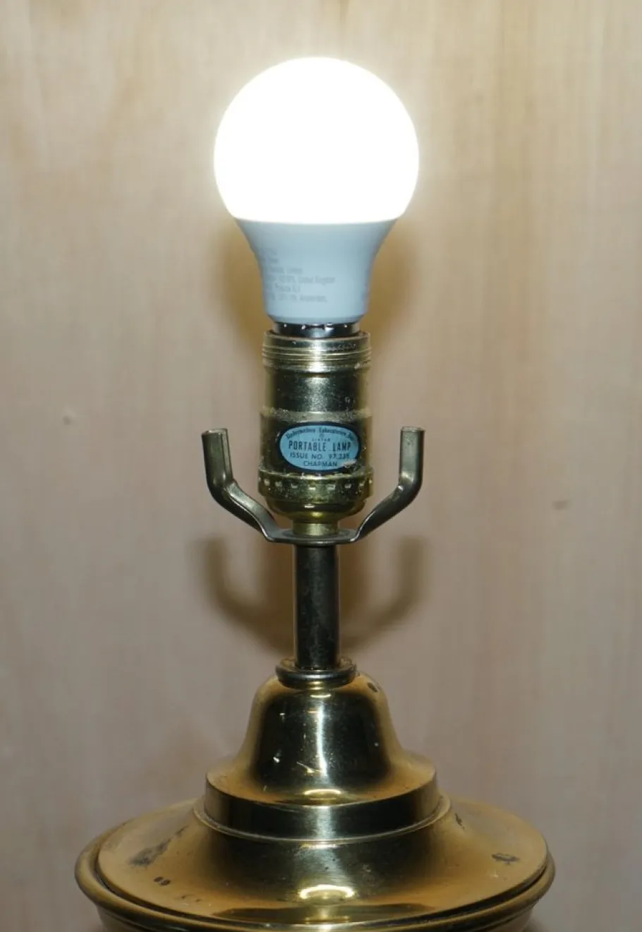 Sale Pamono Large Vintage Glass Lighthouse Table Lamps, Set of 2