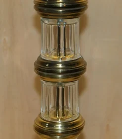 Sale Pamono Large Vintage Glass Lighthouse Table Lamps, Set of 2
