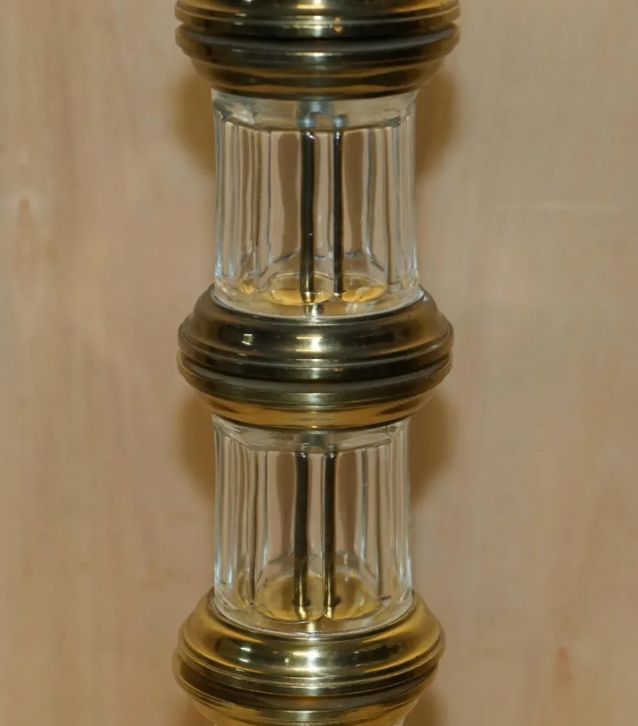 Sale Pamono Large Vintage Glass Lighthouse Table Lamps, Set of 2
