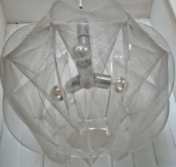 Sale Pamono Large Vintage Hanging Lamp in Acrylic Glass by Paul Secon for Sompex, 1970s