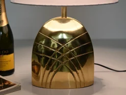 Pamono Large Vintage Italian Brass Table Lamp by Paolo Piva, 1970s