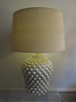 Clearance Pamono Large Vintage Italian Ceramic Table Lamp, 1980s