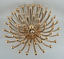 Hot Pamono Large Vintage Italian Pistillino Wall Lamp by Studio Tetrarch for Valenti, 1970s