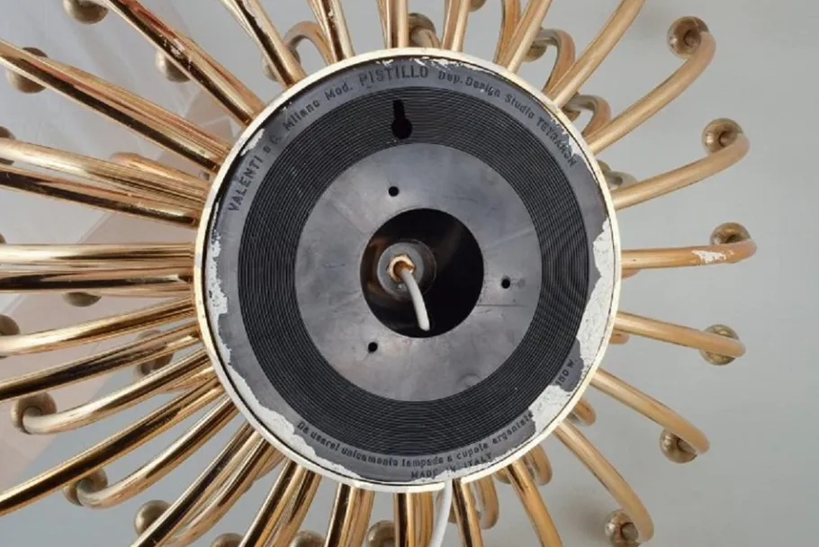 Hot Pamono Large Vintage Italian Pistillino Wall Lamp by Studio Tetrarch for Valenti, 1970s