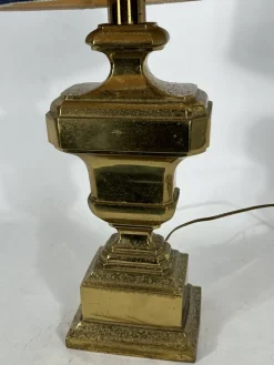 Hot Pamono Large Vintage Italian Solid Brass Table Lamp, 1950s