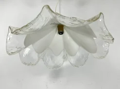 New Pamono Large Vintage Murano Glass Ceiling Lamp by La Murrina, 1970s